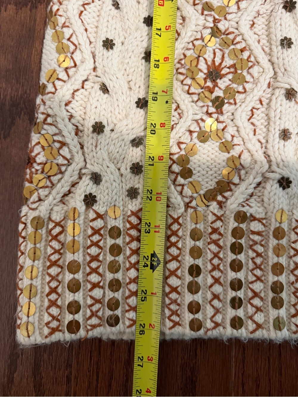 Free People Gilded Cable Sweater - Picture 8 of 11